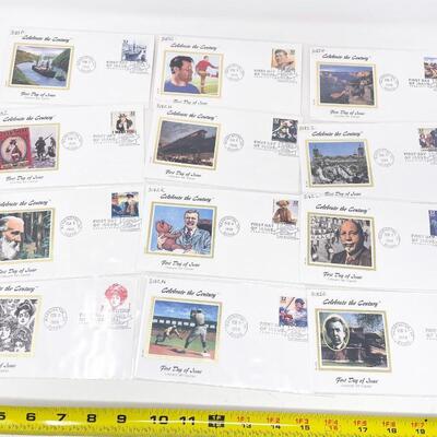 FIRST DAY STAMP COLLECTION #13 - CELEBRATE THE CENTURY 1900-1920