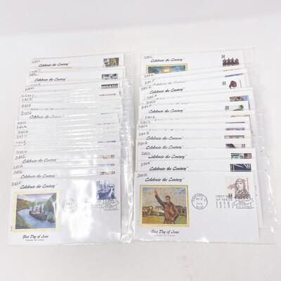 FIRST DAY STAMP COLLECTION #13 - CELEBRATE THE CENTURY 1900-1920