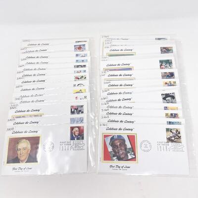 FIRST DAY COVER STAMP COLLECTION #14 - CELEBRATE THE CENTURY 1930-1940S