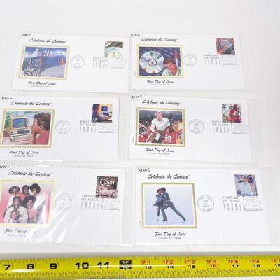 FIRST DAY COVER STAMP COLLECTION #16 - CELEBRATE THE CENTURY 1970-1980S