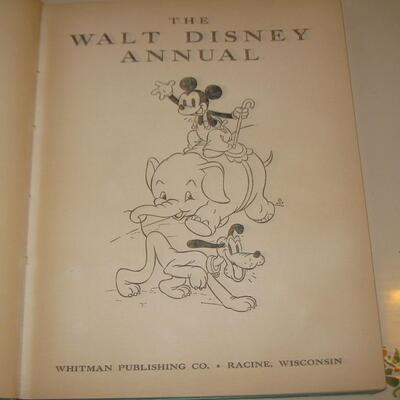 Lot 182 The 1937 Walt Disney Annual Adventures of Mickey and Friends + Color Silly Symphony