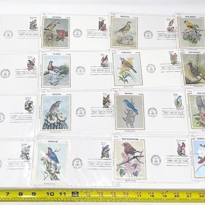 FIRST DAY STAMP COVER COLLECTION #24 - STATE BIRDS & FLOWERS