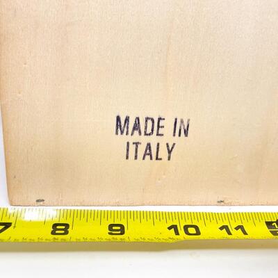 WOODEN HOUSE CURIO SHELF - MADE IN ITALY