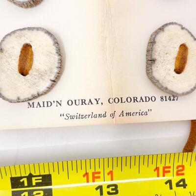 DEER HORN BUTTONS  - MADE IN OURAY, COLORADO