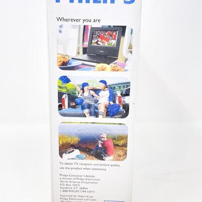 *NEW!* PHILIPS 7â€ LCD PORTABLE DVD PLAYER & W/ HDTV TUNER