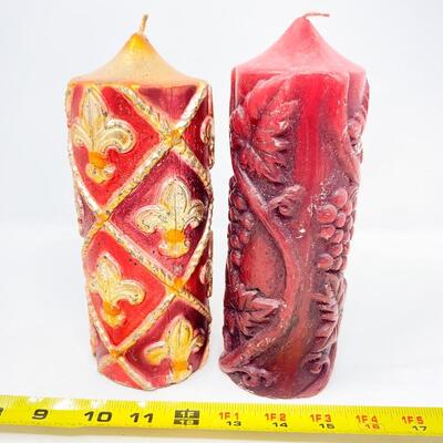 ORNATE PILLAR & TAPER CANDLE BUNDLE