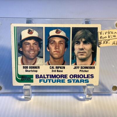 508   Topps 1982 Baltimore Orioles Future Stars Cal Ripken Jr. Rookie Card #21
