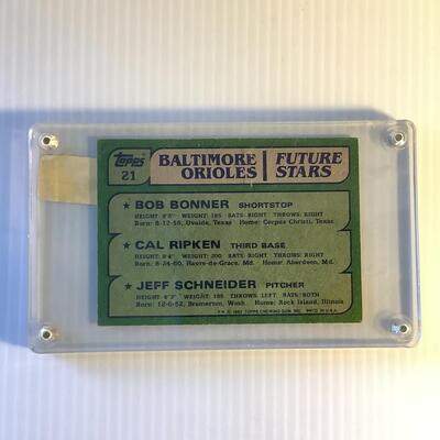 508   Topps 1982 Baltimore Orioles Future Stars Cal Ripken Jr. Rookie Card #21
