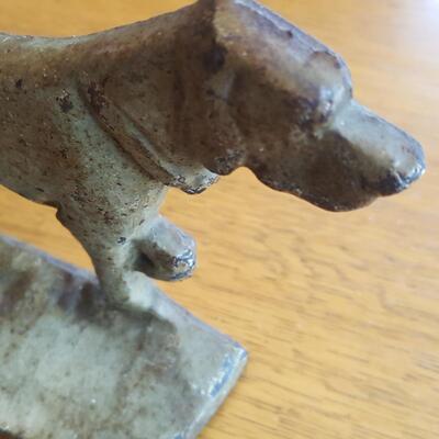 Vintage Iron Dog Door Stop
