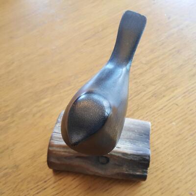 Artist Carved Wood Bird