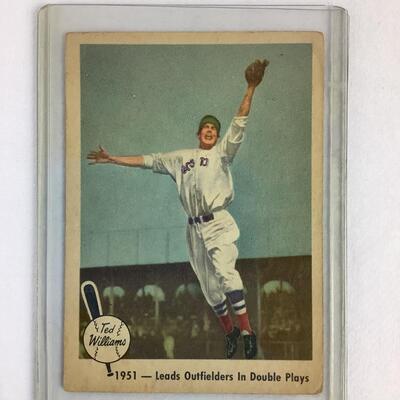 514  Vintage 1951 Fleer Baseballs Greatest Ted Williams #43 Baseball Card