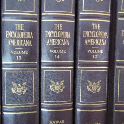 The Encyclopedia Americana- Incomplete Set- 16 Volumes of 30 Volume Set- 1958 Printing