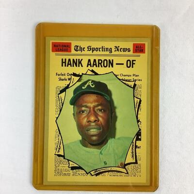 519  Vintage 1970 Topps Hank Aaron Atlanta Braves #462 Baseball Card