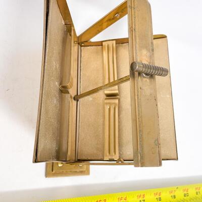VINTAGE â€œGOLD TONEâ€ BRASS BUSINESS CARD HOLDER?