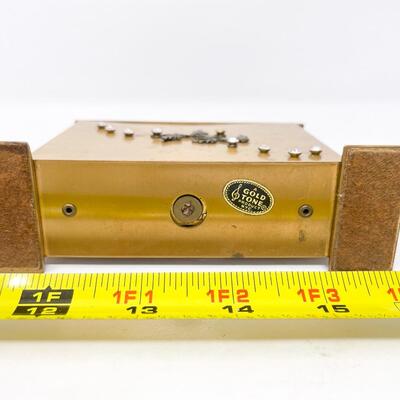 VINTAGE â€œGOLD TONEâ€ BRASS BUSINESS CARD HOLDER?