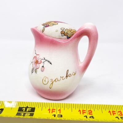 â€œOZARKSâ€ MINI FLORAL PITCHER PINCUSHION