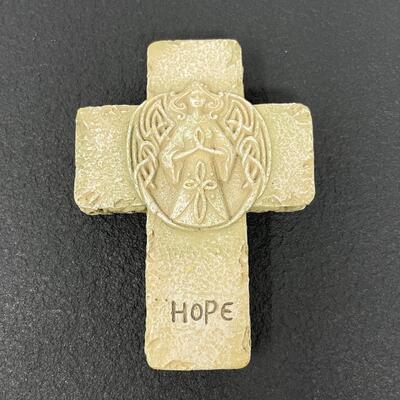 4â€ â€œHOPEâ€ CELTIC CROSS DECOR
