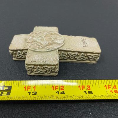 4â€ â€œHOPEâ€ CELTIC CROSS DECOR