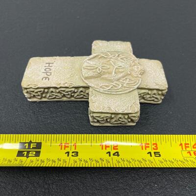 4â€ â€œHOPEâ€ CELTIC CROSS DECOR