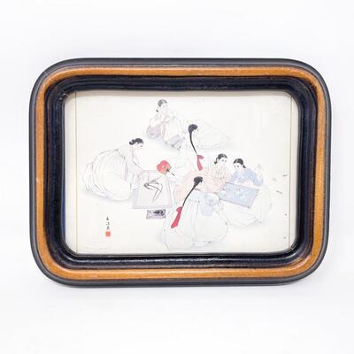 SMALL FRAMED ORIENTAL ART