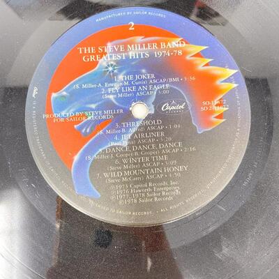 1978 STEVE MILLER BAND â€œGREATEST HITS 1974-78â€ VINYL RECORD