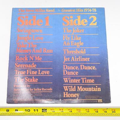 1978 STEVE MILLER BAND â€œGREATEST HITS 1974-78â€ VINYL RECORD