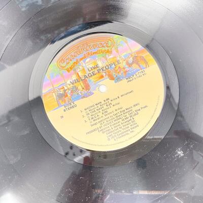 1979 VILLAGE PEOPLE â€œLIVE AND SLEAZYâ€ VINYL RECORD