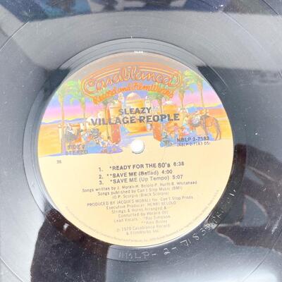 1979 VILLAGE PEOPLE â€œLIVE AND SLEAZYâ€ VINYL RECORD