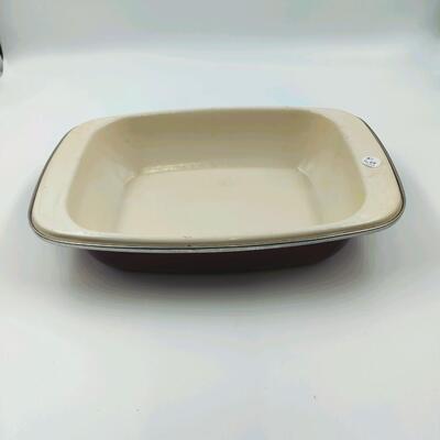 PAULA DEEN ENAMEL CASSEROLE DISH