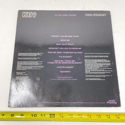 1978 KISS â€œPAUL STANLEYâ€ VINYL RECORD