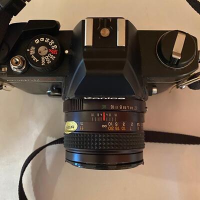 Vintage Konica autoreflex TC compact lightweight automatic 35mm camera