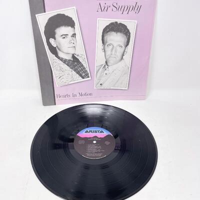 1986 AIR SUPPLY â€œHEARTS IN MOTIONâ€ VINYL RECORD