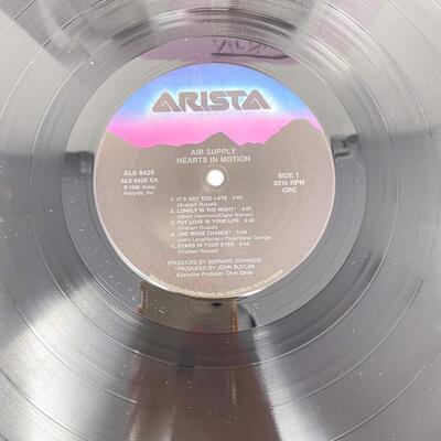 1986 AIR SUPPLY â€œHEARTS IN MOTIONâ€ VINYL RECORD