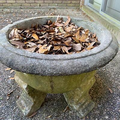 Vintage cement aound planter