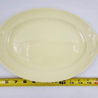 LU-RAY PASTELS MEDIUM SIZE YELLOW PLATTER