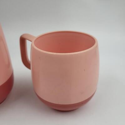 VINTAGE VACRON PINK CUPS