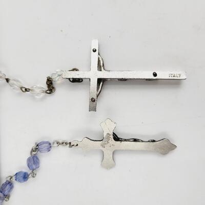 2 BEAUTIFUL PRAYER ROSARIES