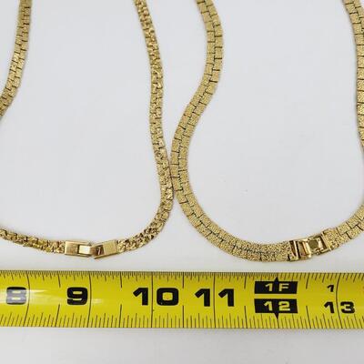BEAUTIFUL GOLD TONED CHAIN NECKLACES
