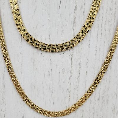 BEAUTIFUL GOLD TONED CHAIN NECKLACES