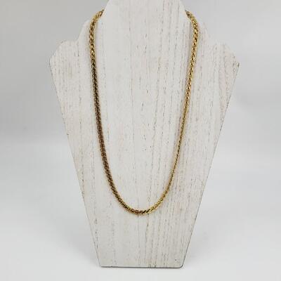 VINTAGE NAPIER GOLD TONED CHAIN NECKLACE