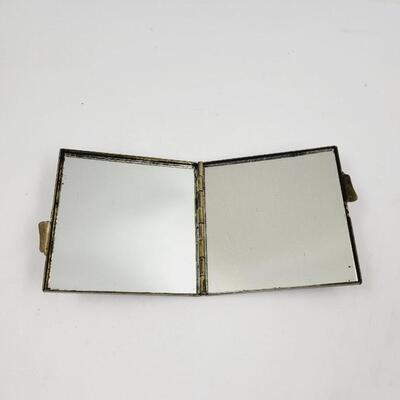 ARTISTIC METAL COMPACT MIRROR