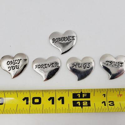 LOVE METAL HEART TRINKETS