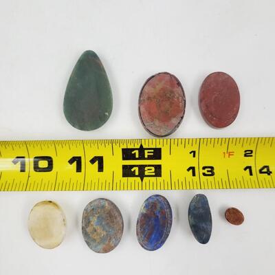 8pc BEAUTIFUL STONE CABOCHONS