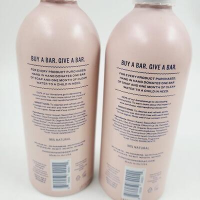 NEW HAND N HAND METAL BOTTLED HAND SOAP - PINK PEONY