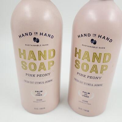 NEW HAND N HAND METAL BOTTLED HAND SOAP - PINK PEONY