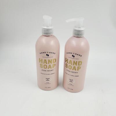 NEW HAND N HAND METAL BOTTLED HAND SOAP - PINK PEONY