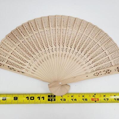 WOODEN DECORATIVE HAND FAN