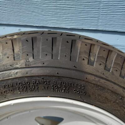 LOT 50  TWO NEW/NEARLY NEW TRAILER TIRES