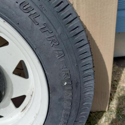 LOT 49  TWO NEW TRAILER TIRES