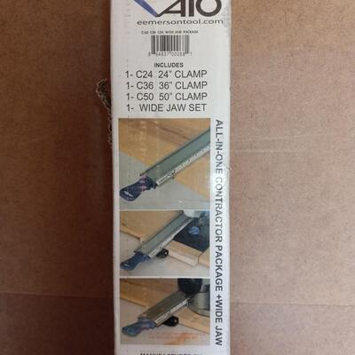 LOT 43  NEW VAIO CONTRACTOR 4 PIECE CLAMPS